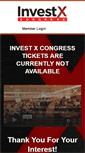 Mobile Screenshot of investxcongress.com